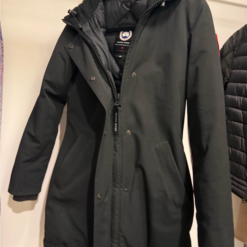 Women's Black Canada Goose Parka Coat